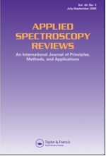  Applied Spectroscopy Reviews
