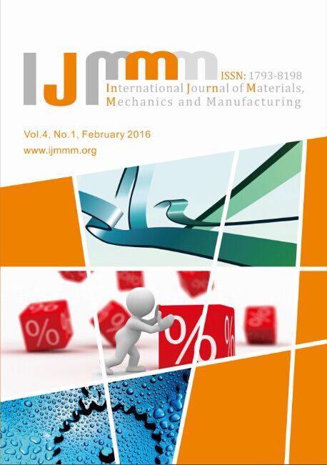 International Journal of Materials, Mechanics and Manufacturing